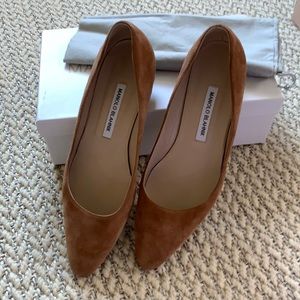 Manolo Blahnik *Listony * blockheel pump